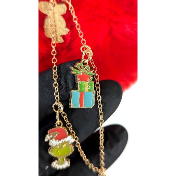 The Grinch charm bracelet purse bag keychain Christmas Dr Seuss NEW ONLY 1 LEFT! - Picture 6 of 10